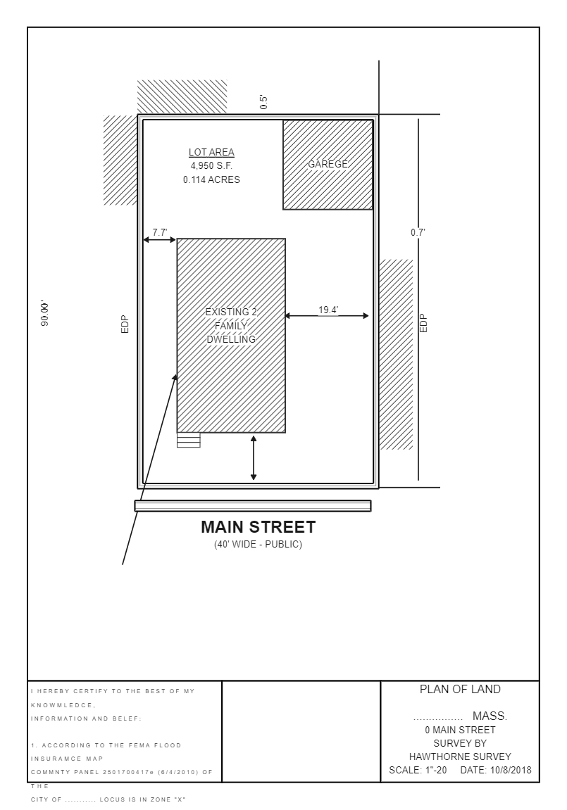 Plot Plan Example EdrawMax EdrawMax Templates