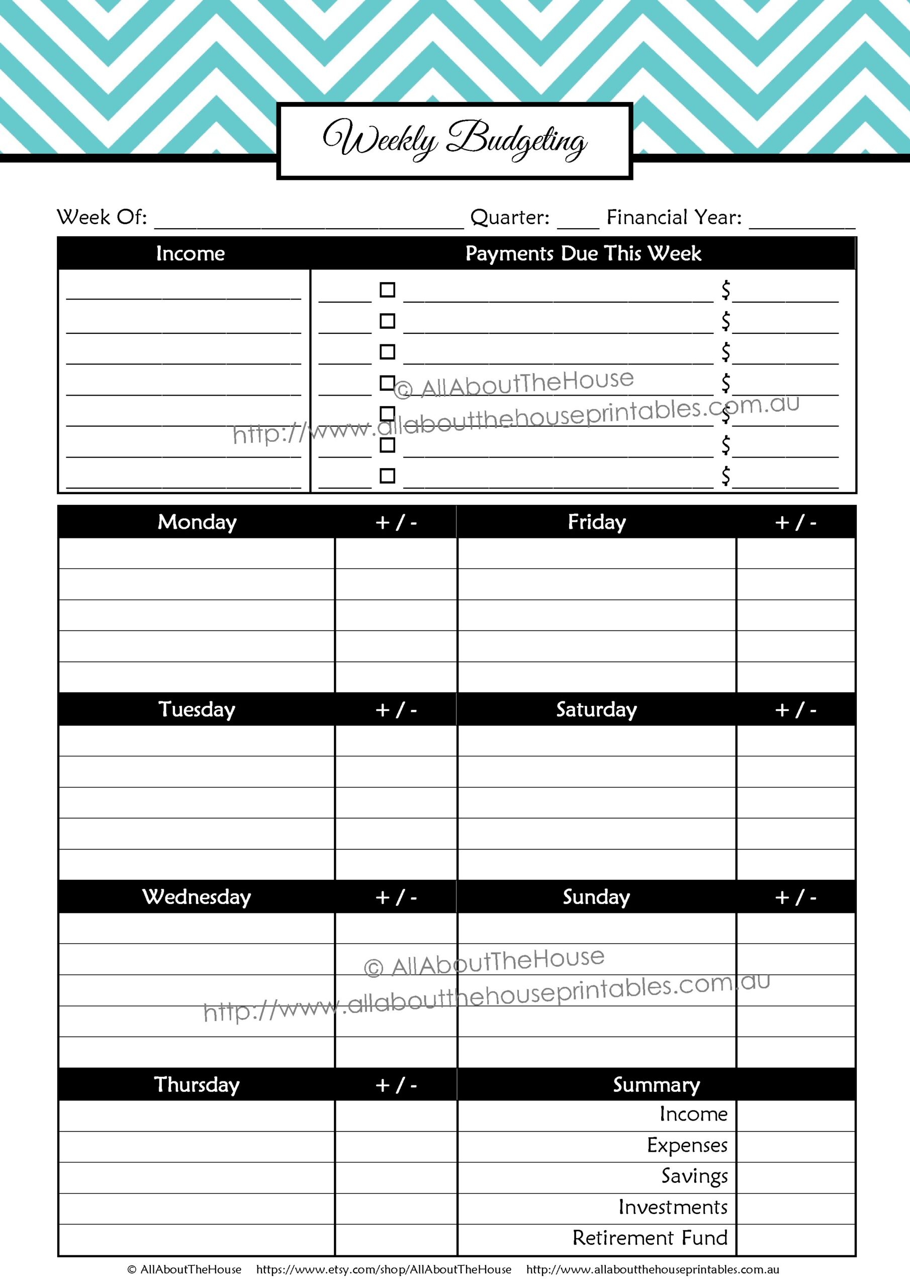 Printable Budget Planner Finance Binder Update All About Planners