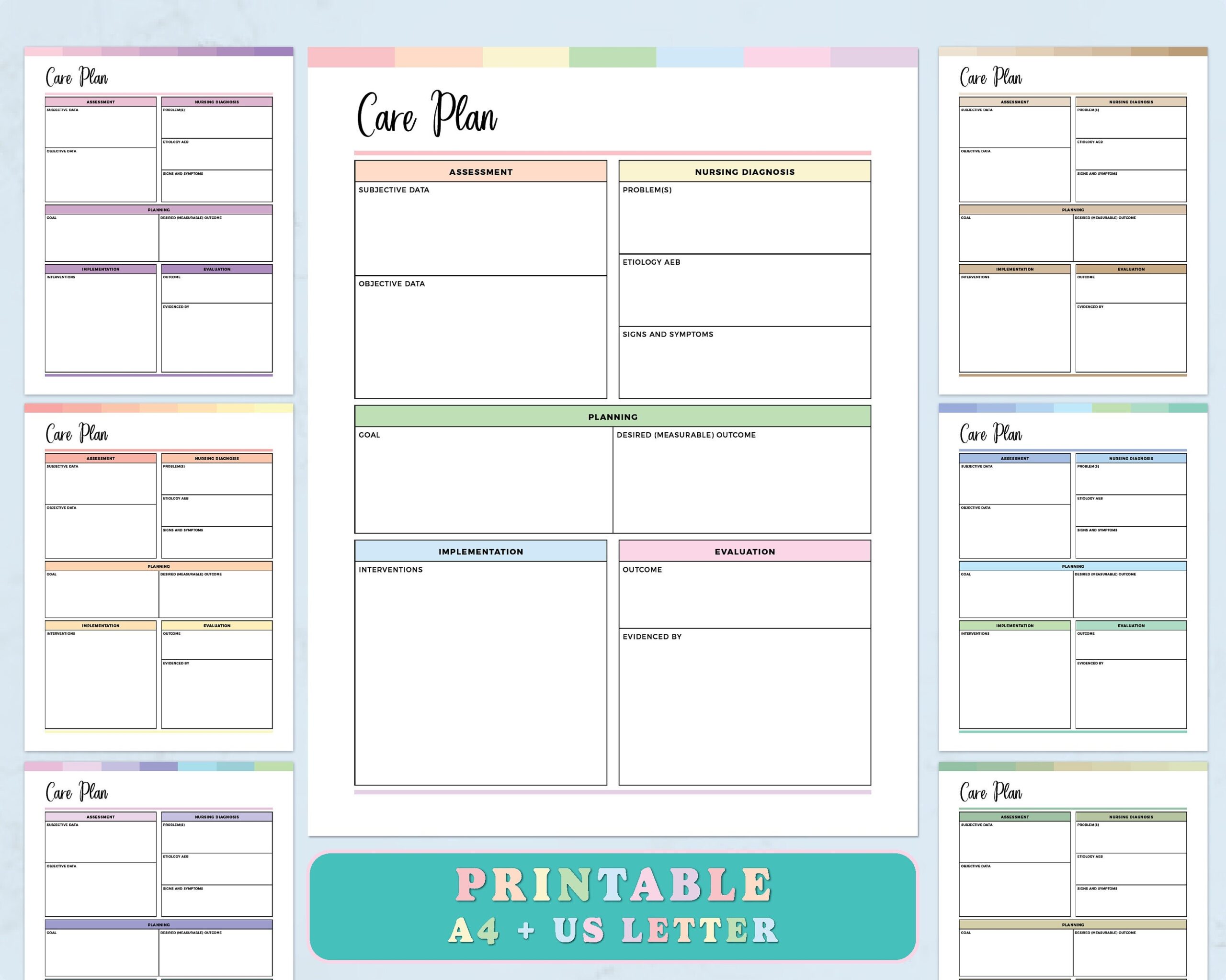 Printable Nursing Care Plan Template Nursing Student Care Plan 