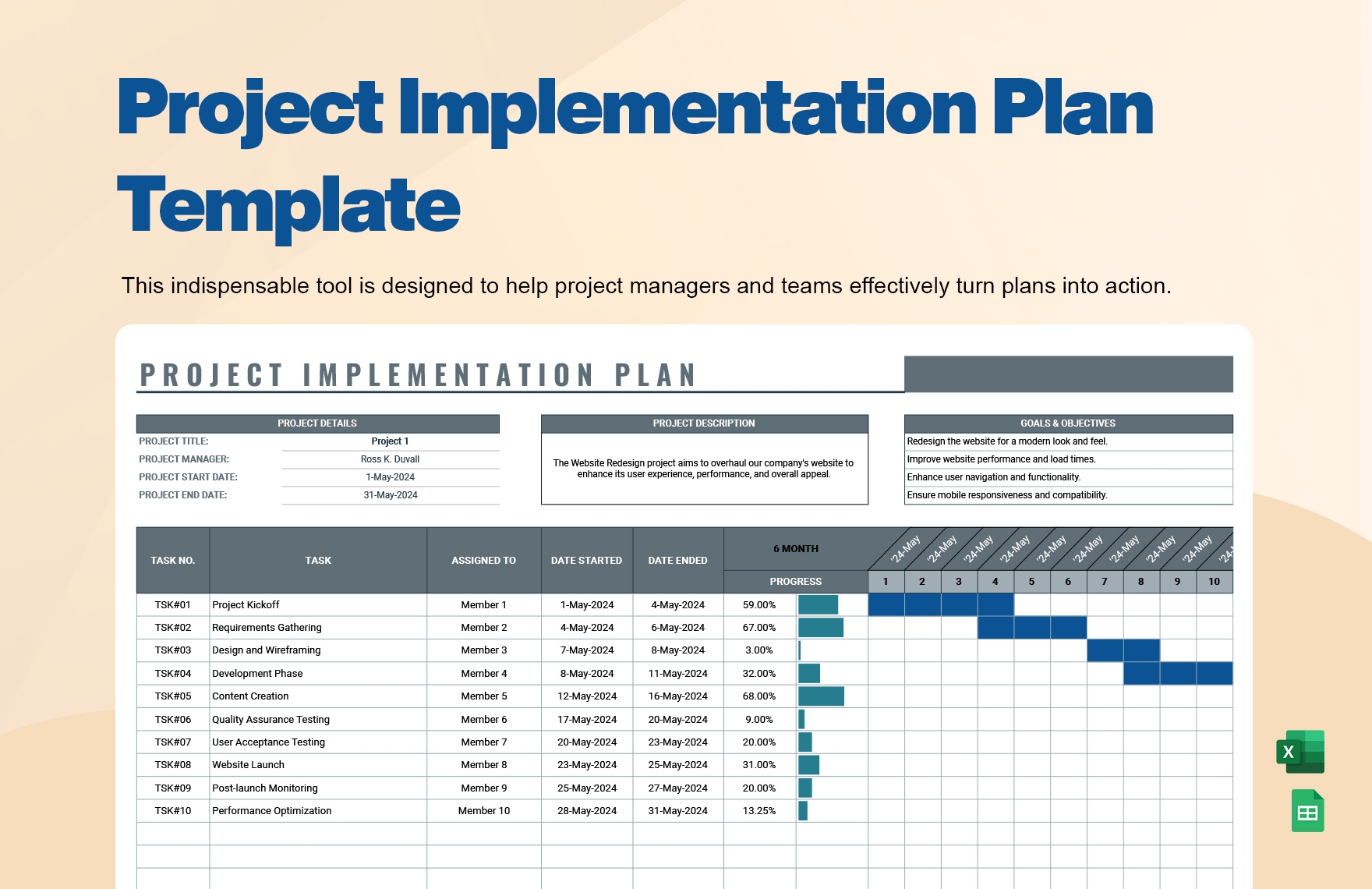Roll Out Plan Template