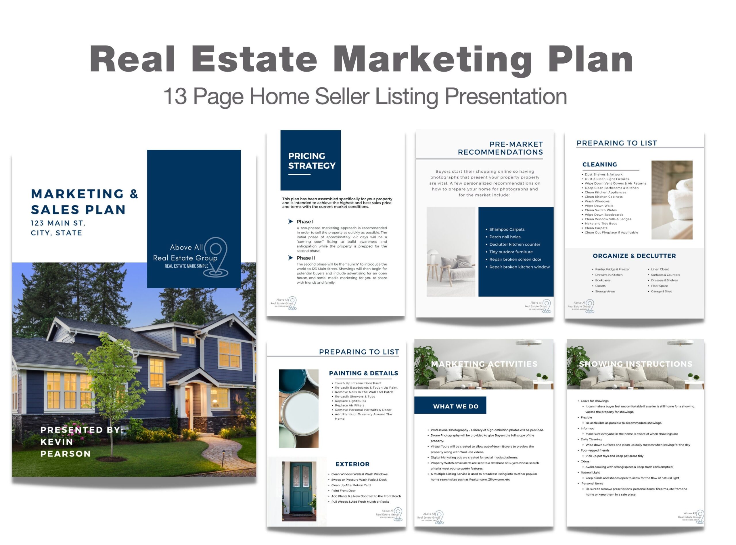 Real Estate Marketing Plan Template