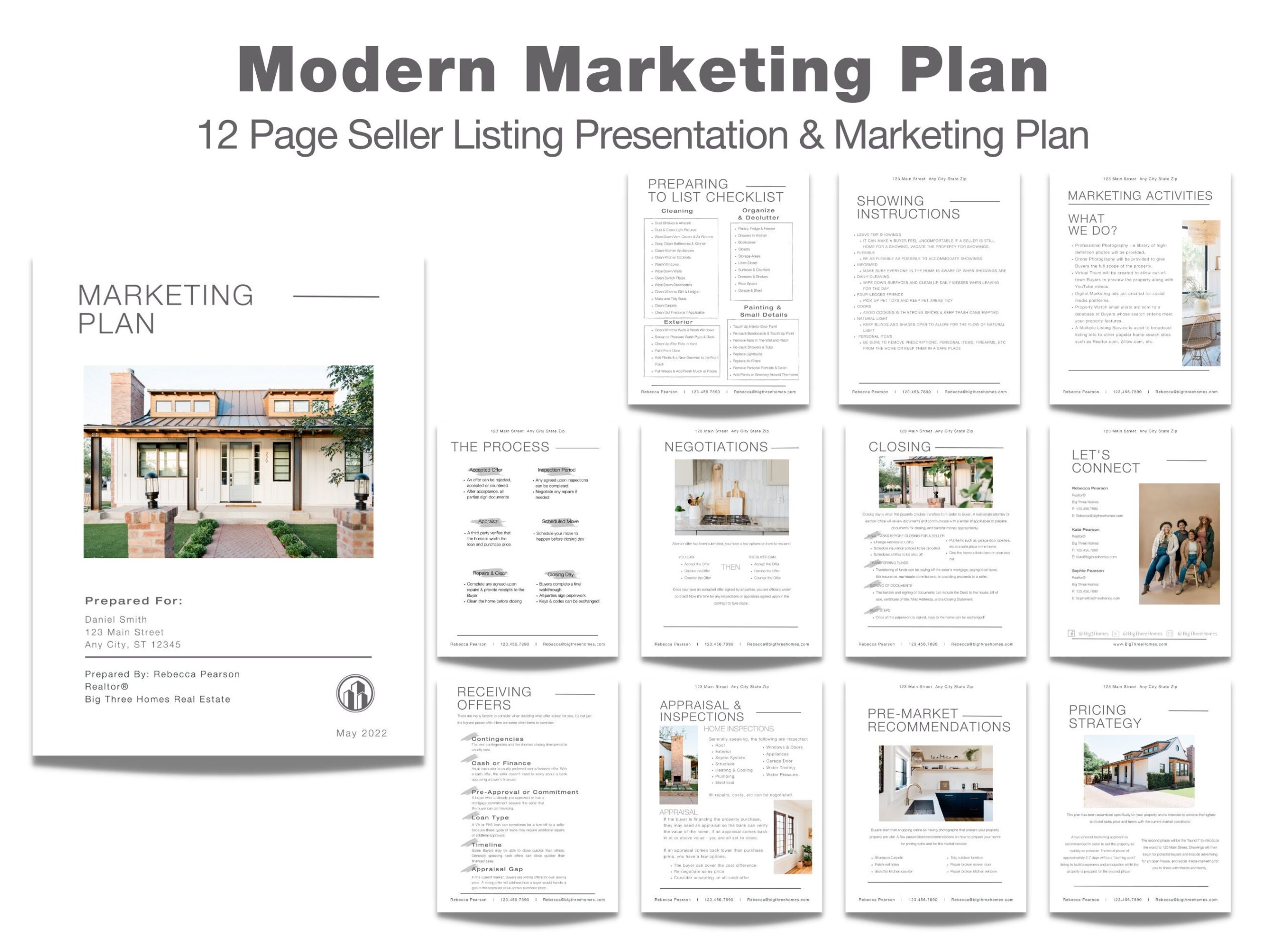 Real Estate Marketing Plan U0026 Listing Presentation Seller Summer 