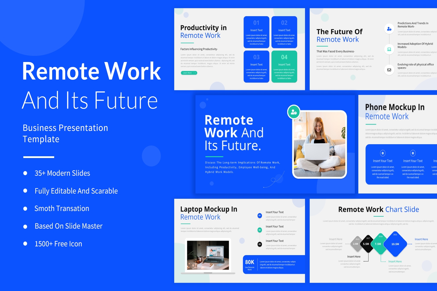 Remote Work Plan Template Slidestack