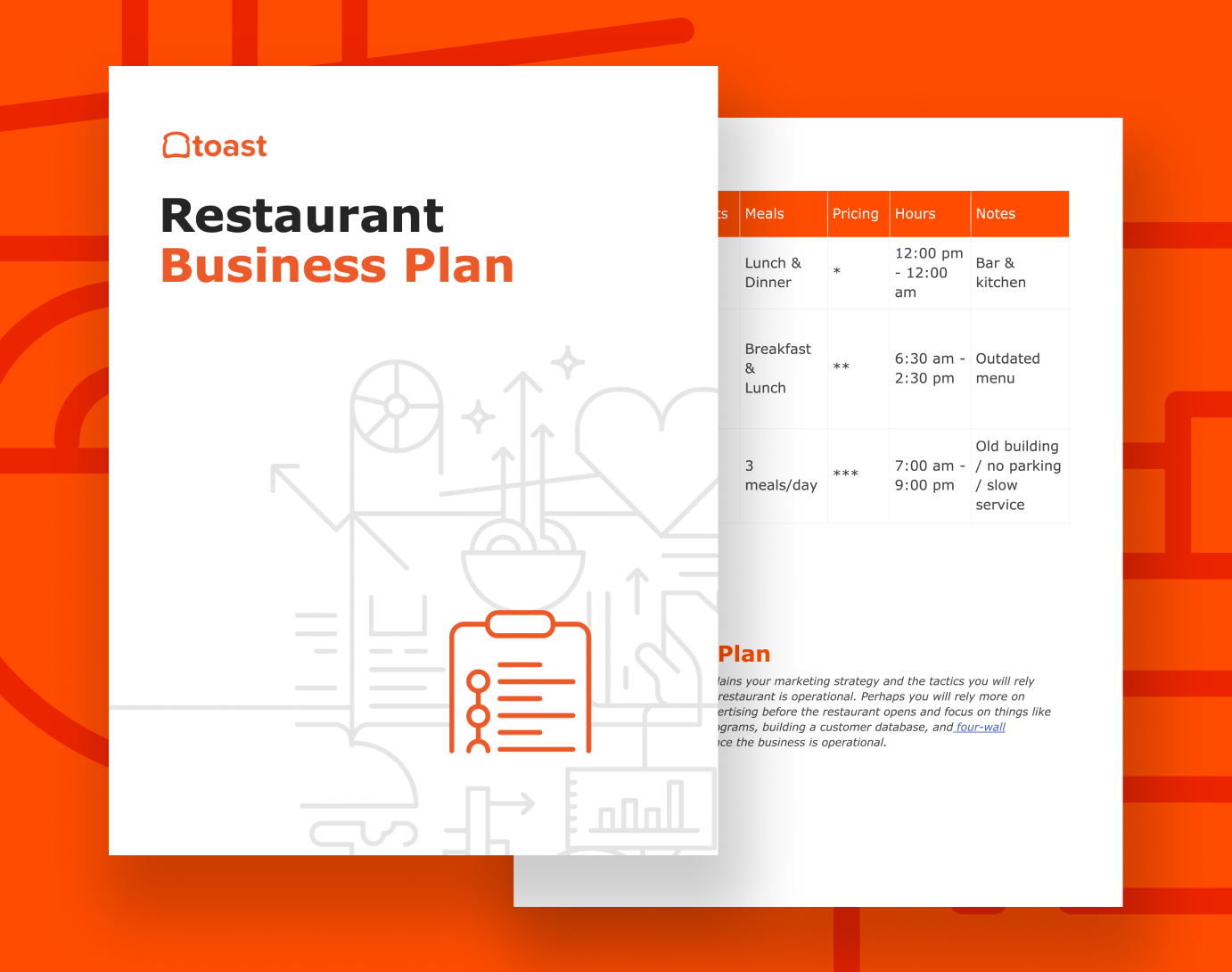 Bar Business Plan Template