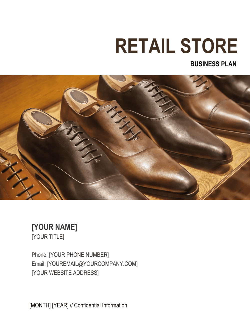 Retail Store Business Plan Template