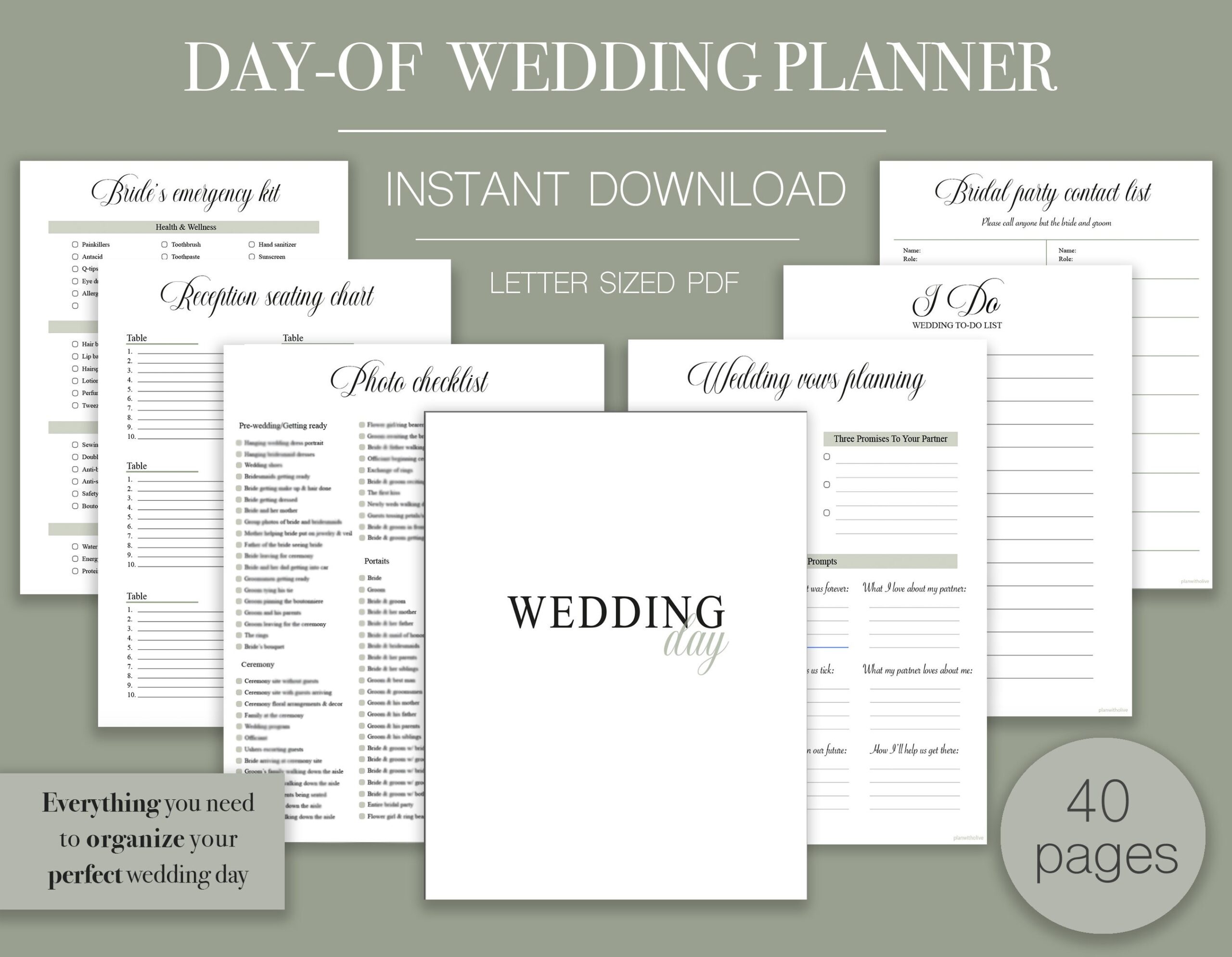 Wedding Planning Binder Template
