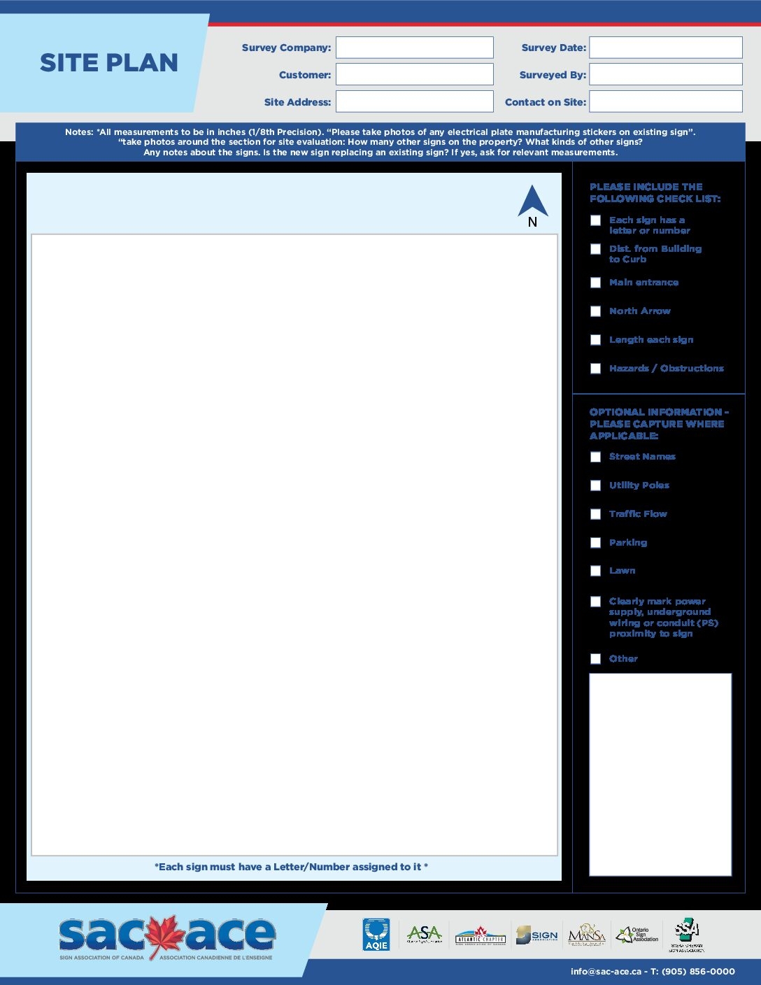 Site Plan Template
