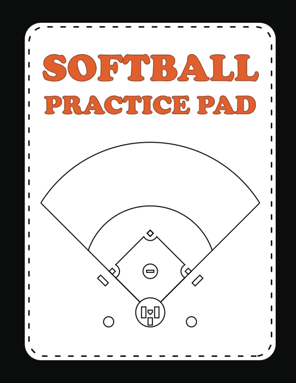 Softball Practice Pad Softball Coach Planning Notebook Practice Planning Sheets With 4 Field Diagrams Softball Drills Tan Self Publishing 