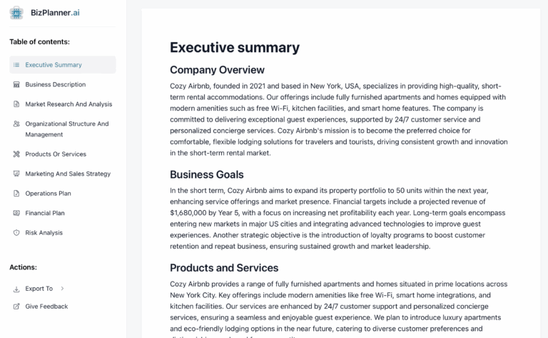 Start An Airbnb Business Free Plan U0026 PDF Template