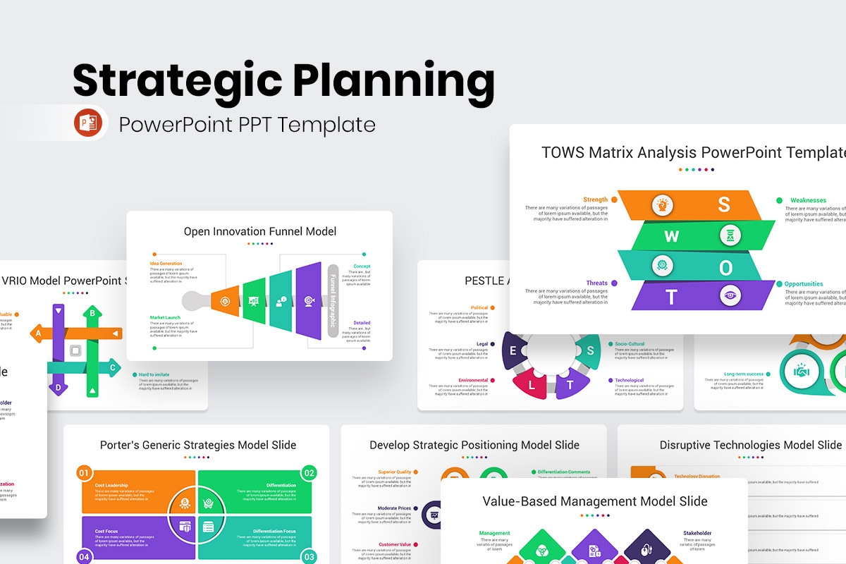 Strategic Planning PowerPoint PPT Template Nulivo Market