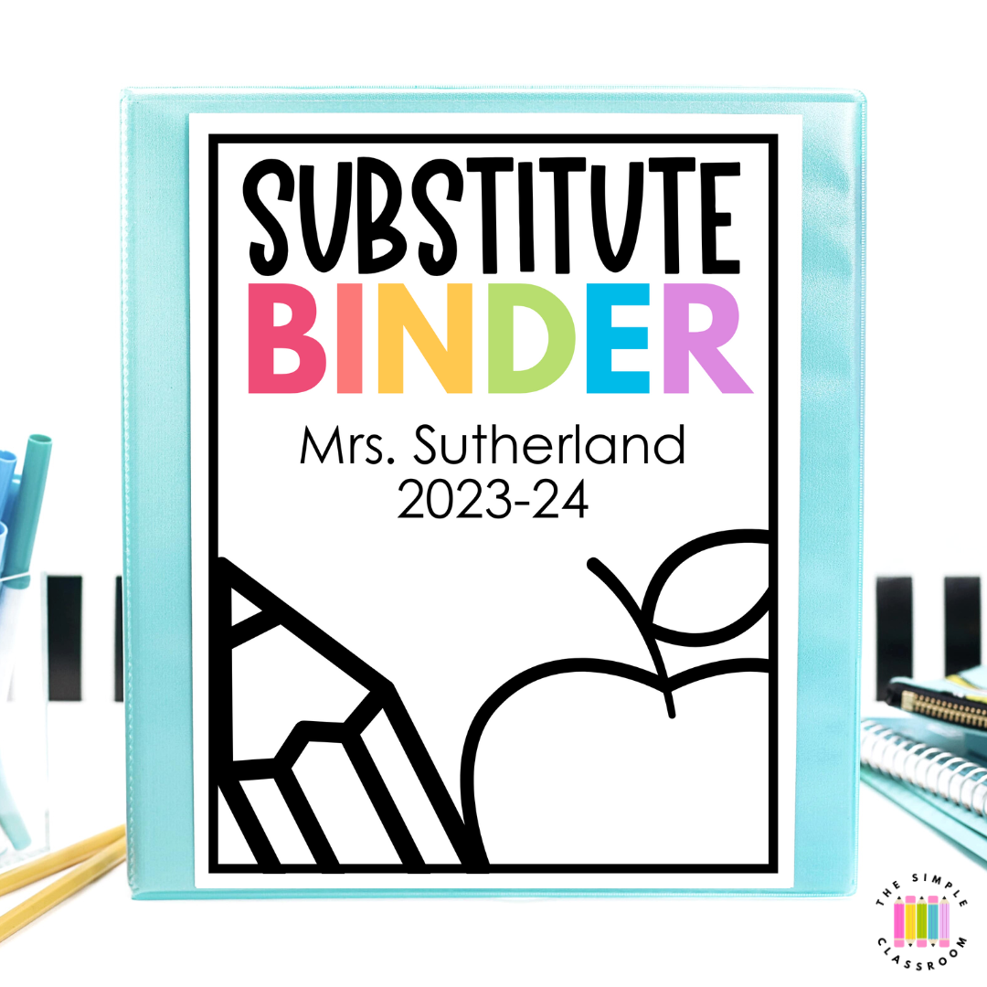 Sub Plan Template Free