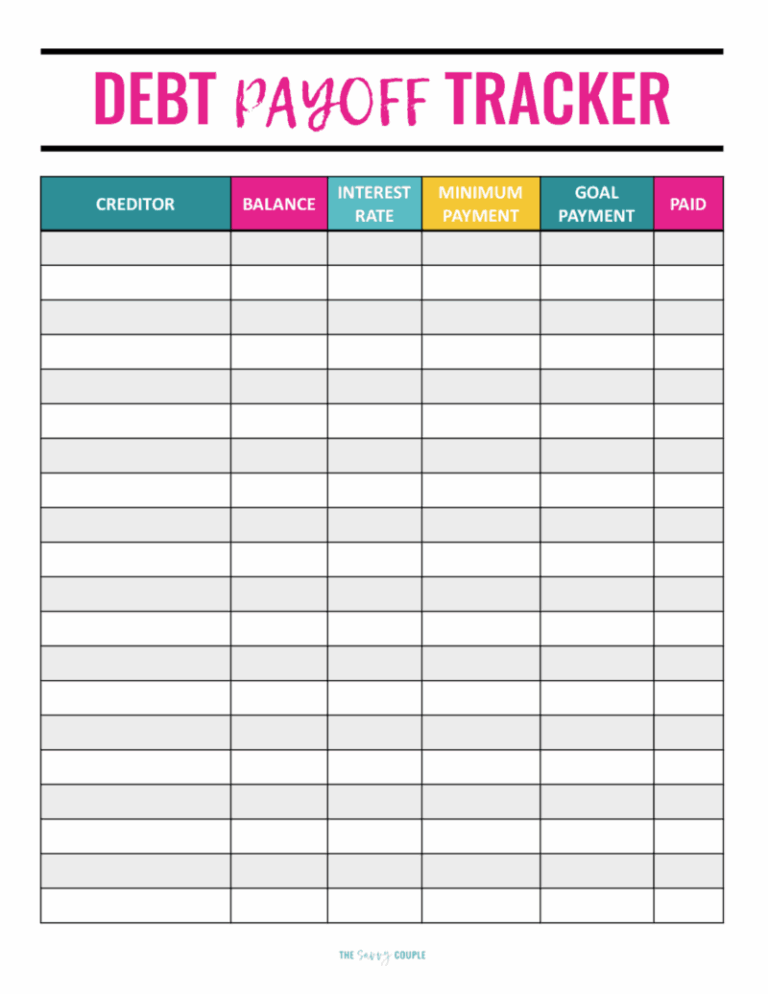The Ultimate Debt Payoff Planner That Will Help You Crush Your Debt