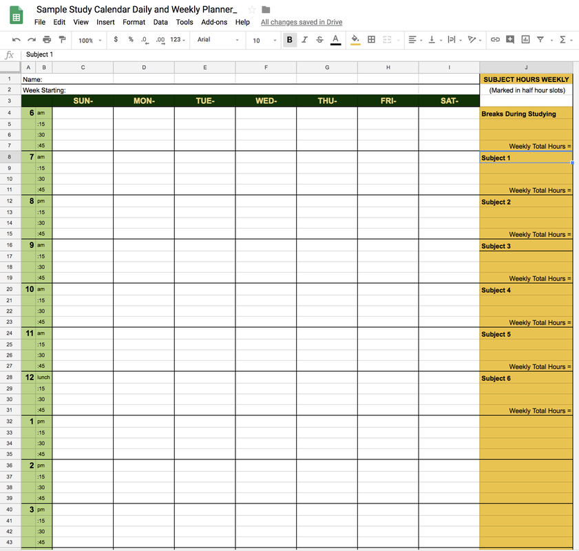 Tips For Drafting A Study Plan For Final Exams The Curious Educator