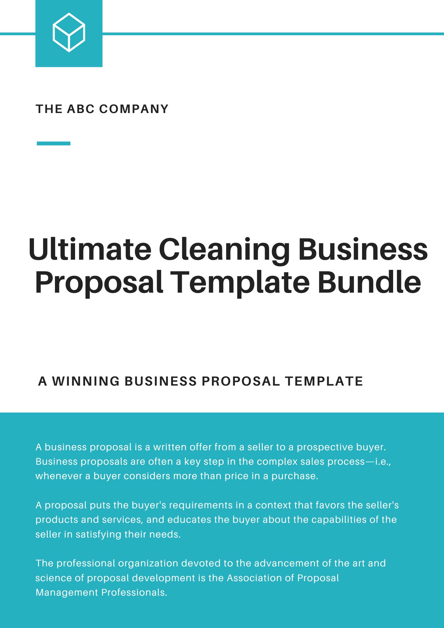 Ultimate Cleaning Business Proposal Template Bundle RFPLY Proposal Templates