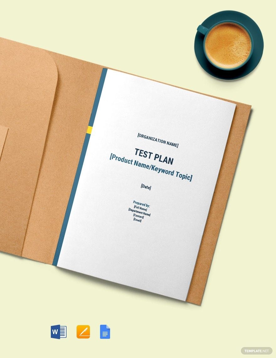 User Acceptance Test Plan Template In Word Pages Google Docs Download Template