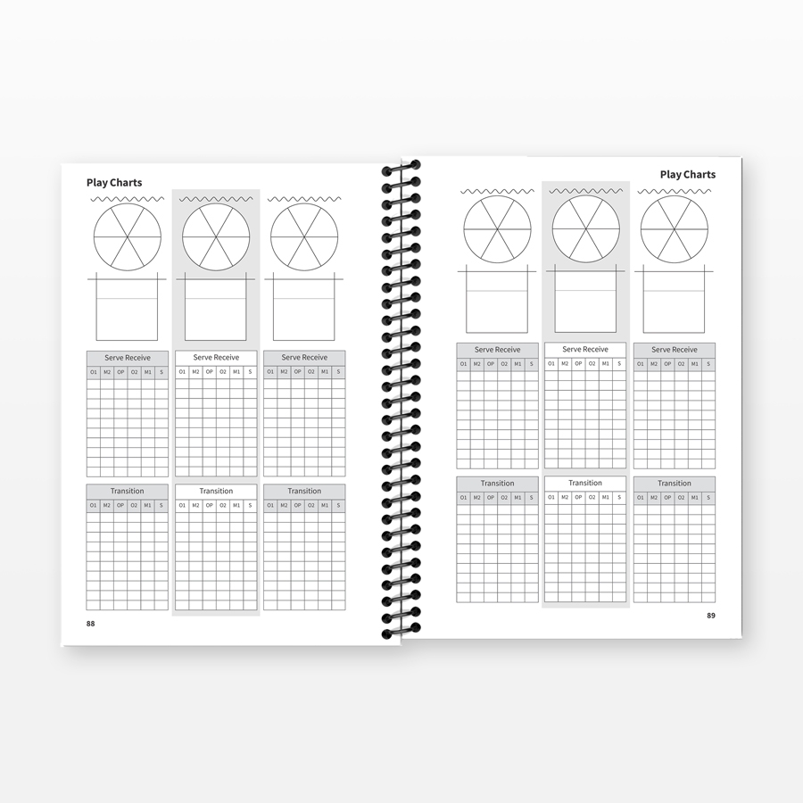 Volleyball Coaches Planner AOC Volleyball Store