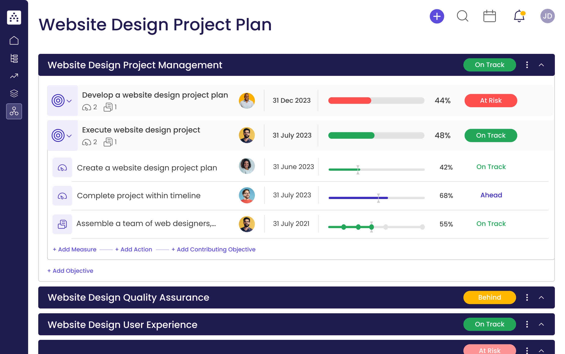 Website Design Project Plan Template