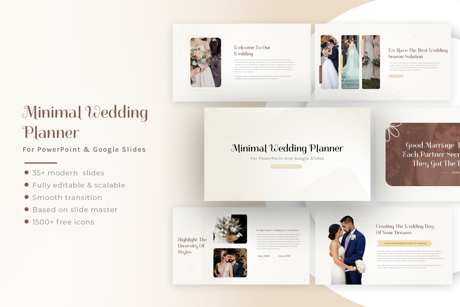 Wedding Planner Templates Slidestack