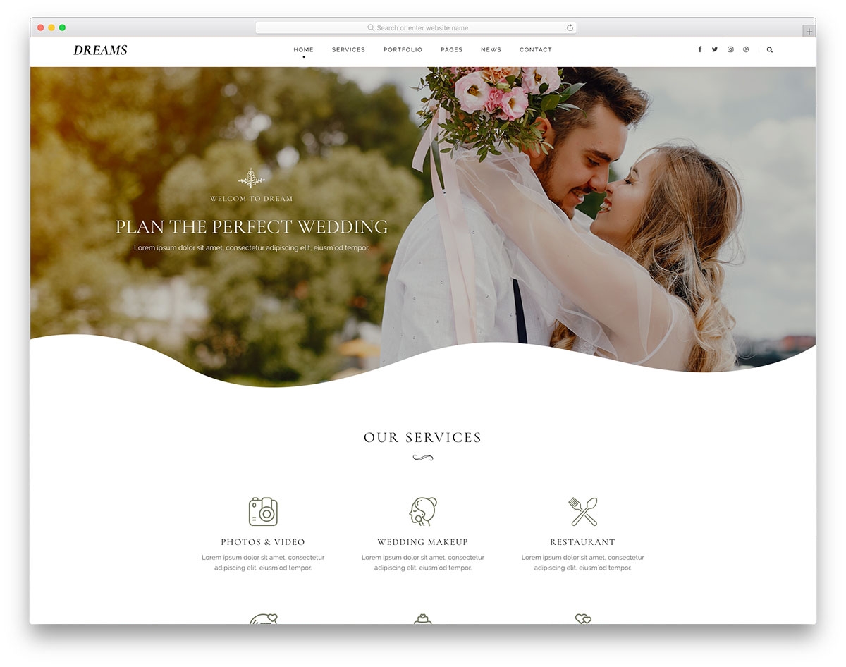 Wedding Planner Website Templates Project Management Templates