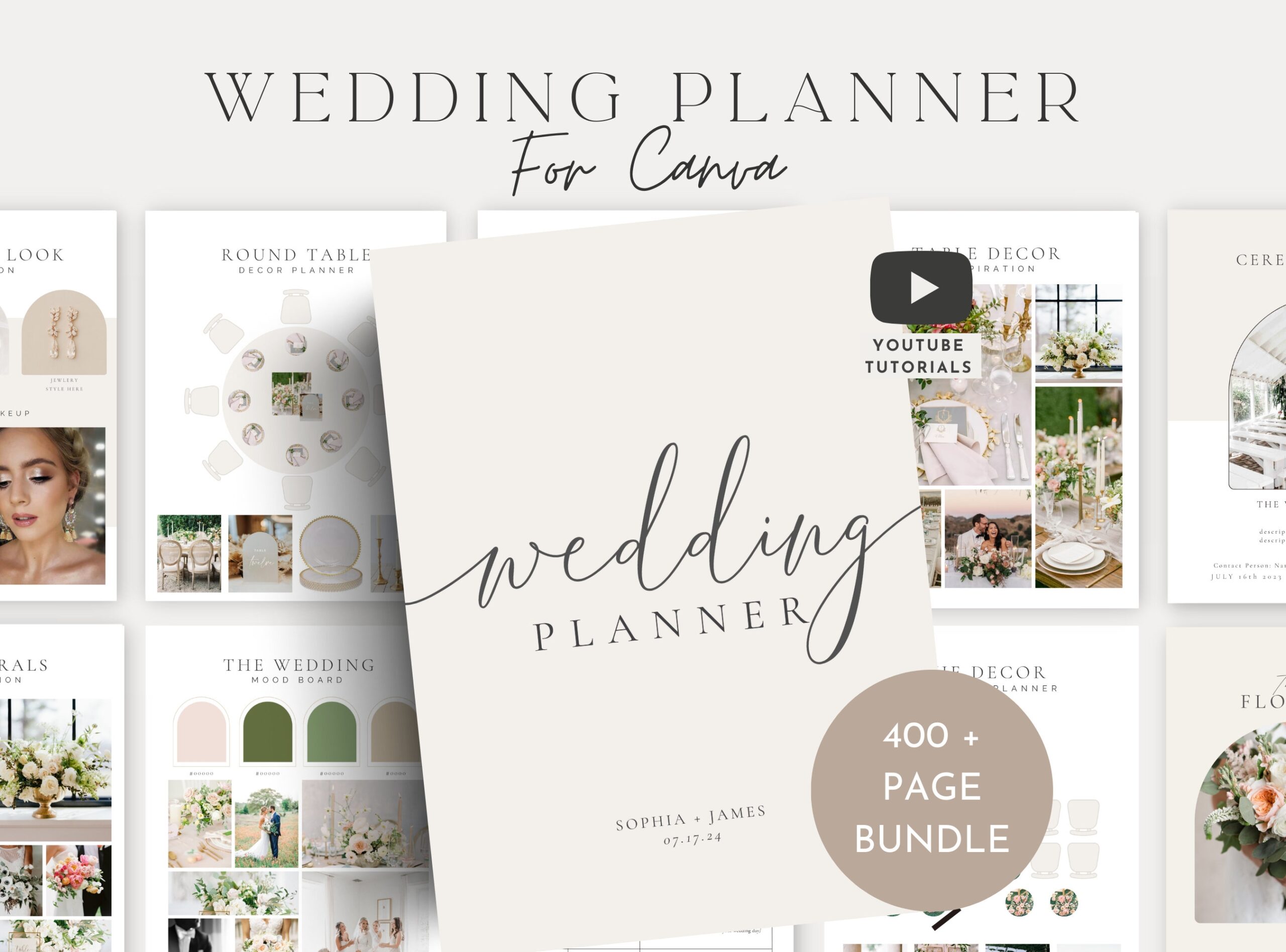 Wedding Planning Templates Etsy