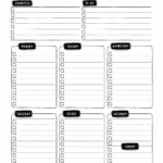 Weekly Planner Templates World Of Printables