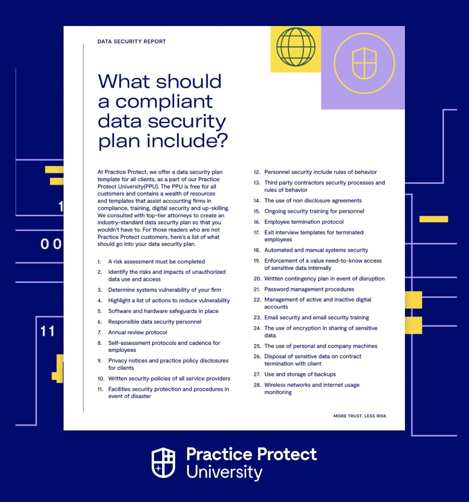 Written Information Security Plan Practice Protect