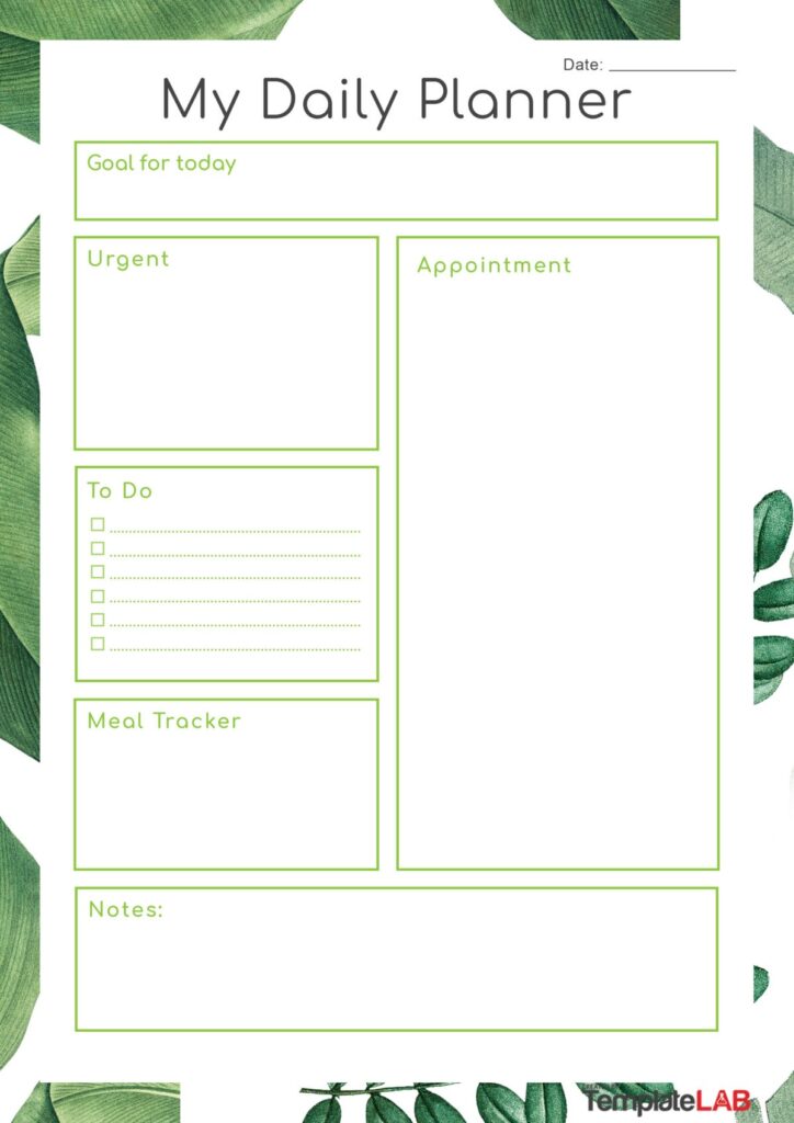 25 Printable Daily Planner Templates (FREE in Word/Excel/PDF) 25 Printable Daily Planner Templates (FREE in Word/Excel/PDF)