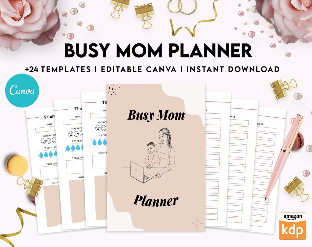 Busy Mom Planner, Home Management Planner Editable Templates, House … Busy Mom Planner, Home Management Planner Editable Templates, House ...