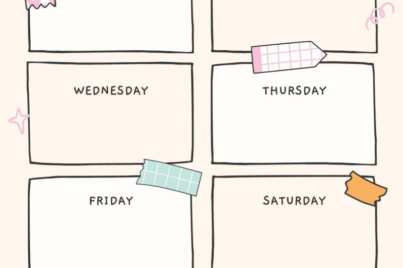 Cute Free Printable Weekly Planner - Printable Weekly Planners Cute