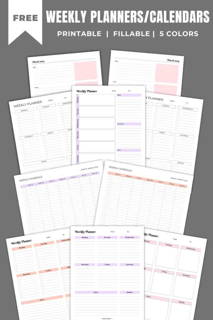 Daily Planner Templates | 45+ Free PDF Printables Daily Planner Templates | 45+ Free PDF Printables
