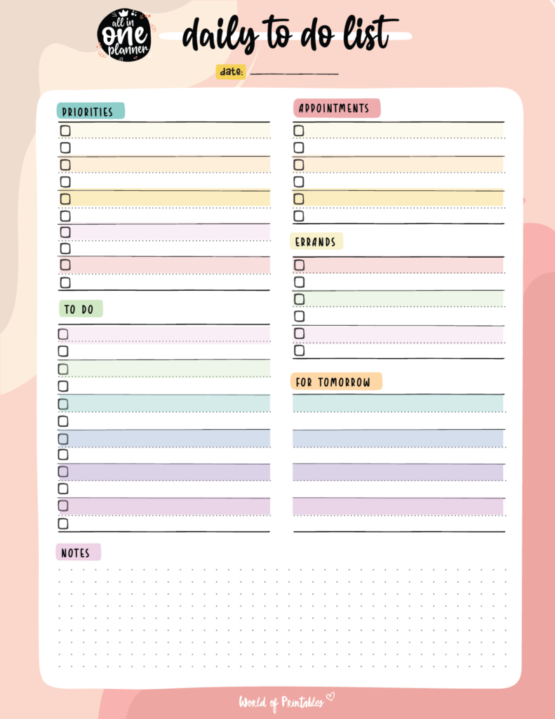 Daily To Do List Planner Printable Free – Free printable daily planner to do list, Download Free printable daily … Daily To Do List Planner Printable Free - Free printable daily planner to do list, Download Free printable daily ...