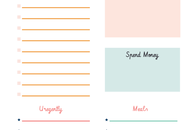 Daily To Do Planner Printable