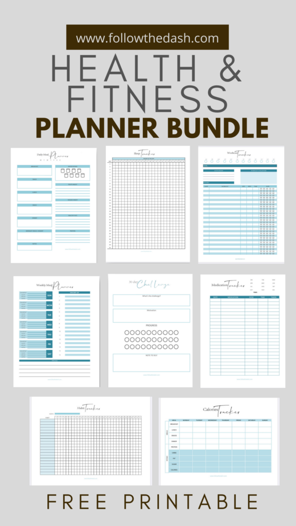 Fitness & Health Planner Bundle – Free Printables | Free printable … Fitness & Health Planner Bundle - Free Printables | Free printable ...