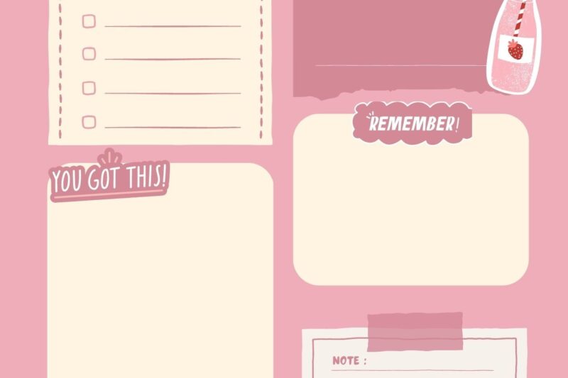 Free Cute Daily Planner Template