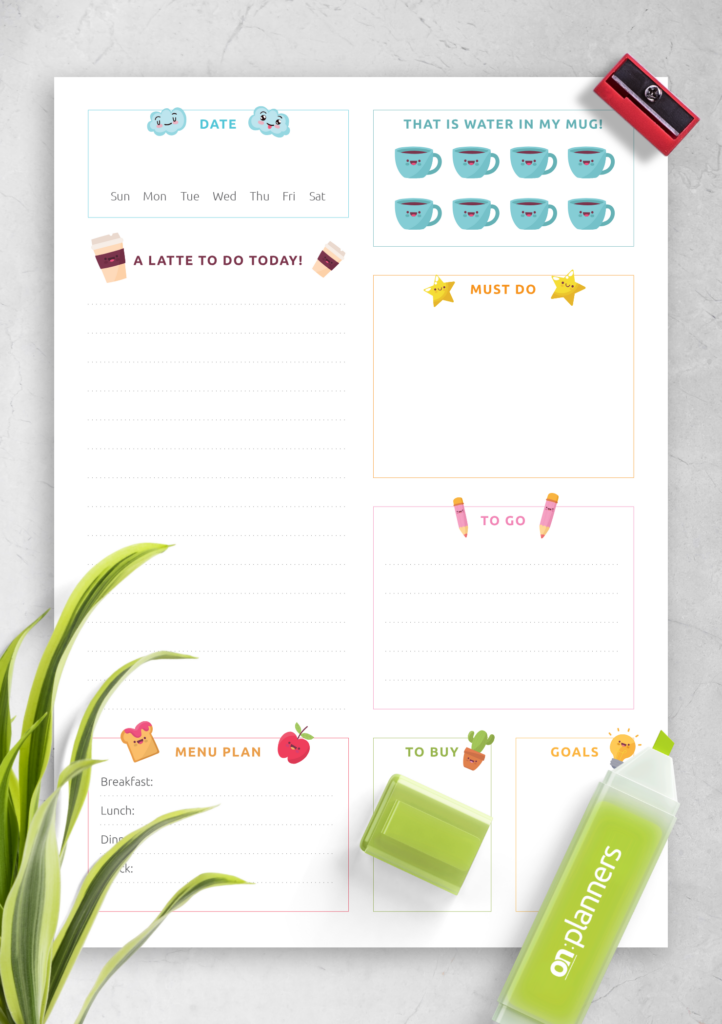 Free Cute Planner Printables: Adorable Designs! - Printables for Everyone