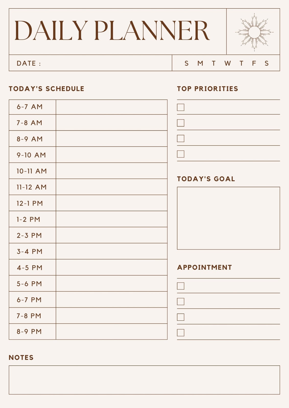 Free Daily Planner Pages Printable - FREE Daily Planner Printable: Pretty Sheets!, 60% OFF