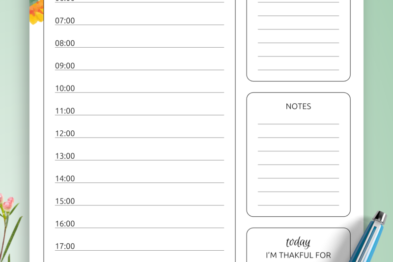 Free Daily Planners To Print