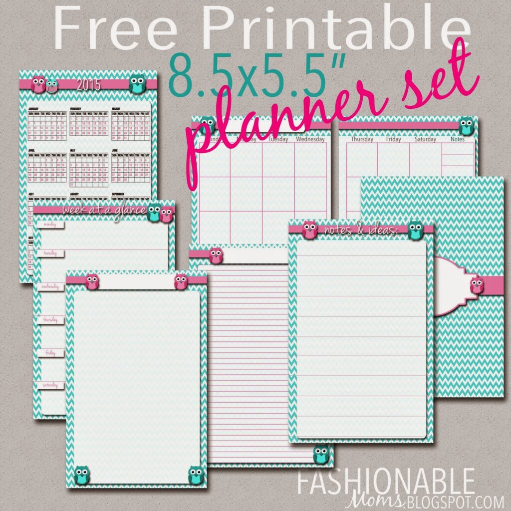 Free Mini Binder Planner Printables - Templates Printable