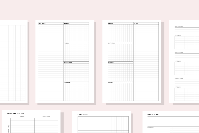 Free Mini Happy Planner Printable Inserts - Mini planner – Artofit