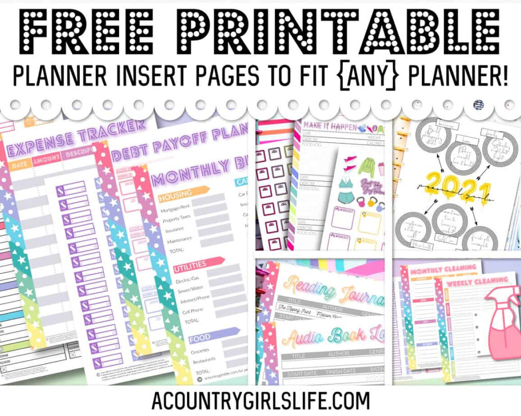 FREE Planner Printables Personal Size | FREE Printables