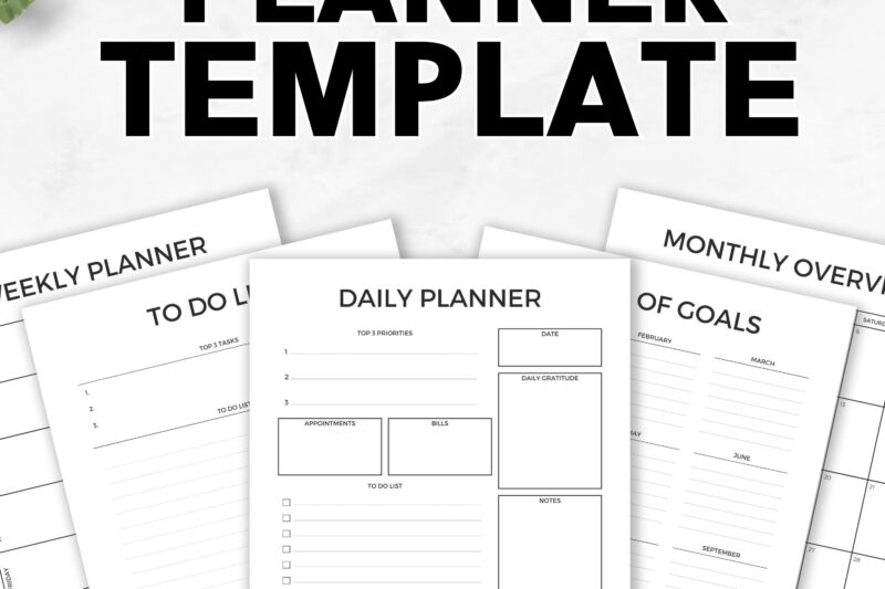 Free Planner Templates For Commercial Use