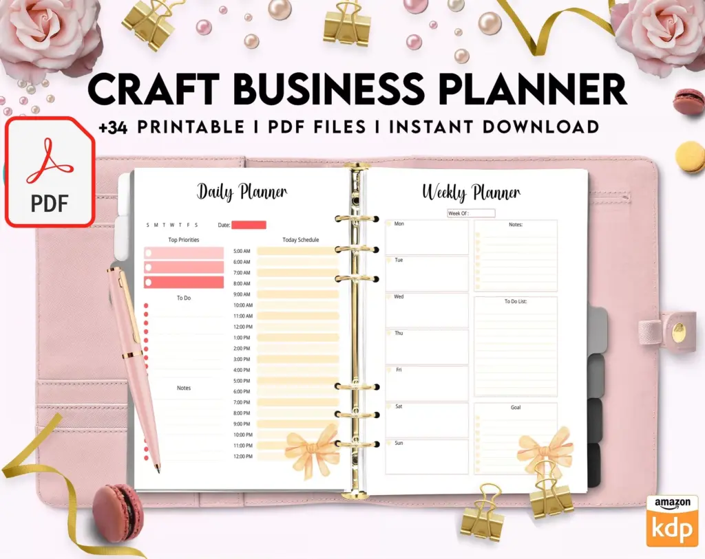 Free Printable Craft Business Planner - Free Printable Planner