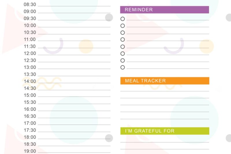 Free Printable Daily Agenda Template - Printable Daily Agenda Template - Printable Free Templates