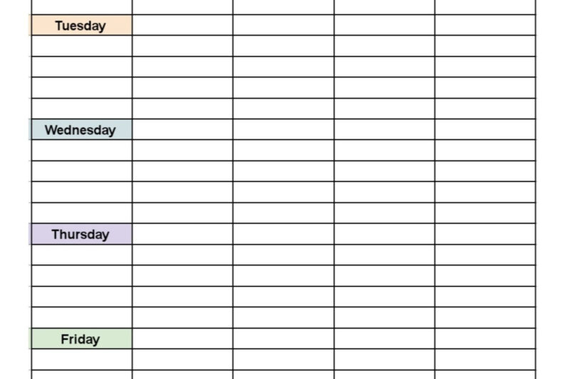 Free Printable Homework Planner For Students - Printable Homework Planner Template