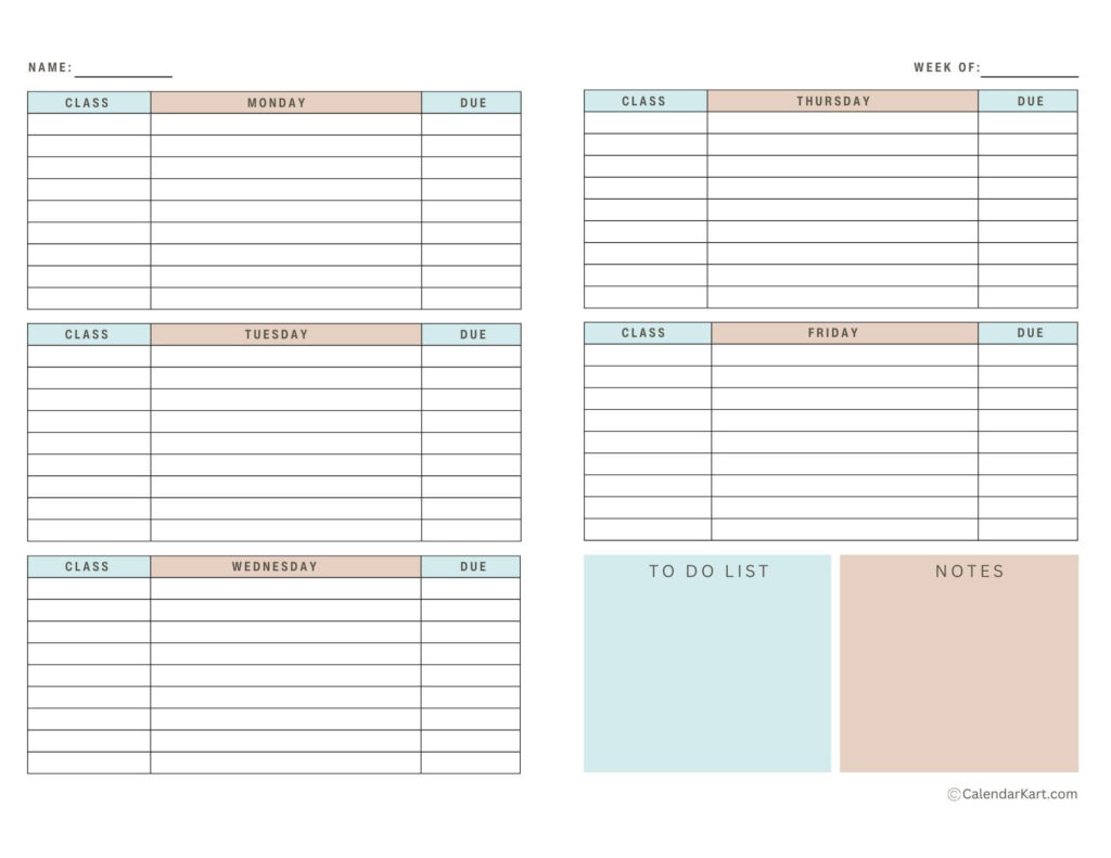 Free printable weekly planner for students, Download Free printable … Free printable weekly planner for students, Download Free printable ...