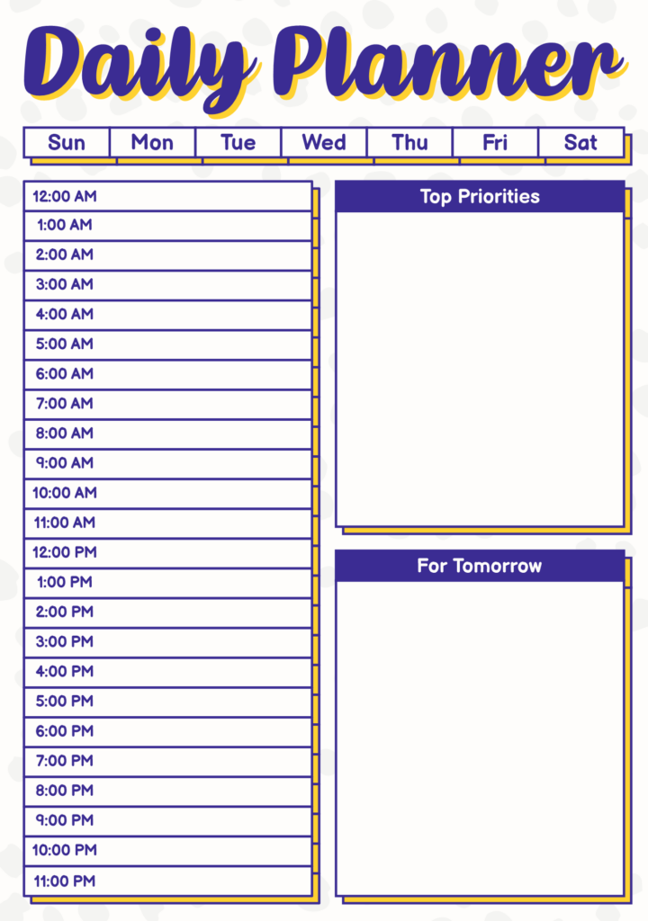 Get Your Free Printable Hourly Planner (Easy Download) – Printables for … Get Your Free Printable Hourly Planner (Easy Download) - Printables for ...