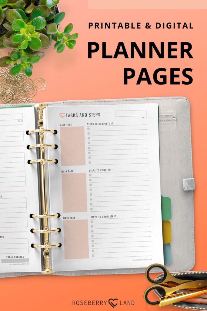 Make Your Own Planner Free : FREE Printable Planner – MVJEL