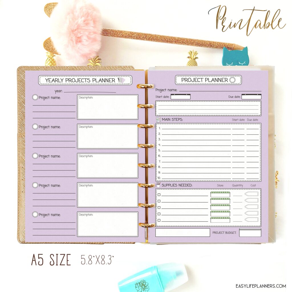Printable Planner Inserts Printable Planner Inserts