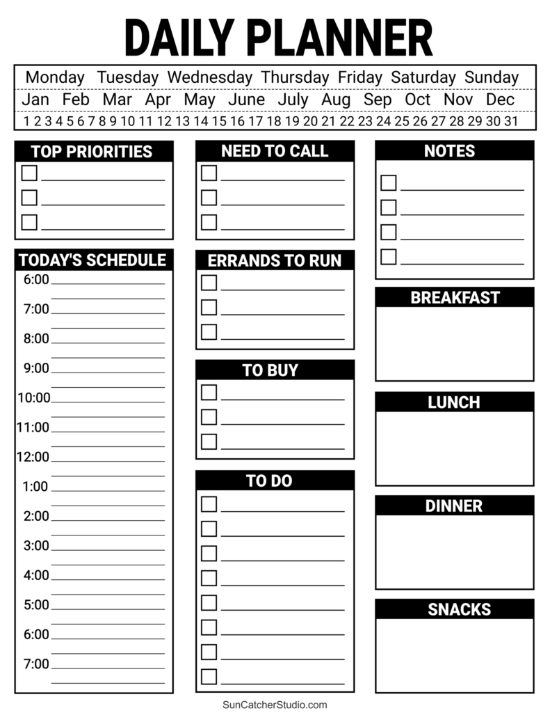 To Do List (Free Printable PDF Templates) – Things To Do – DIY … To Do List (Free Printable PDF Templates) - Things To Do - DIY ...