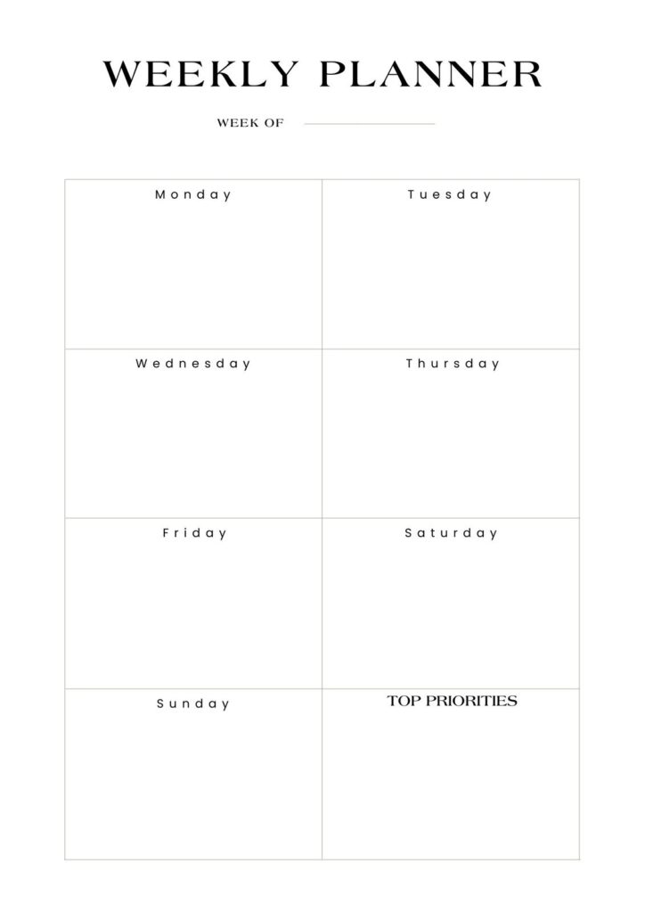 weekly planner printable – Images | Picstank.com weekly planner printable - Images | Picstank.com
